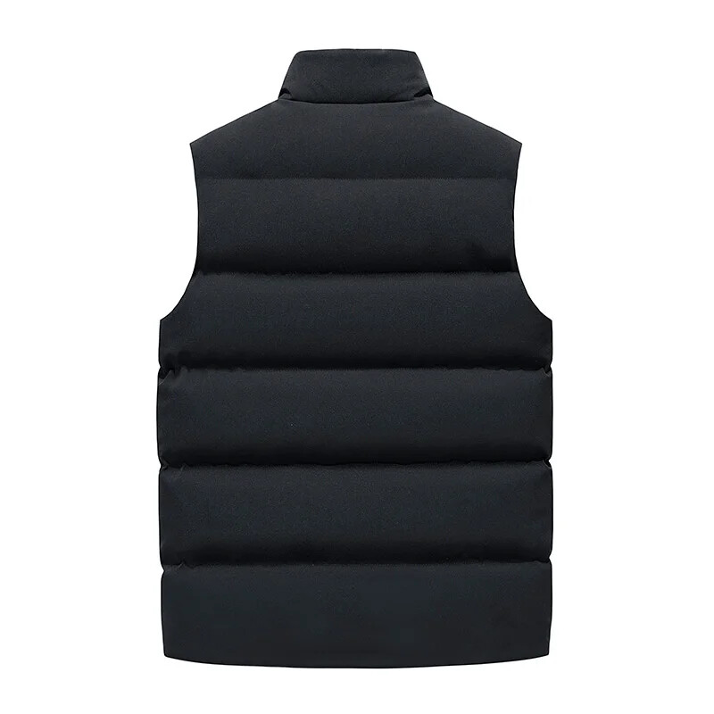 2023. Proljeće Jesen Muška moda Ultra lagani topli prsluk s patentnim zatvaračem Ležerna sportska jakna bez rukava sa samostojećim ovratnikom Muški zimski puh prsluk