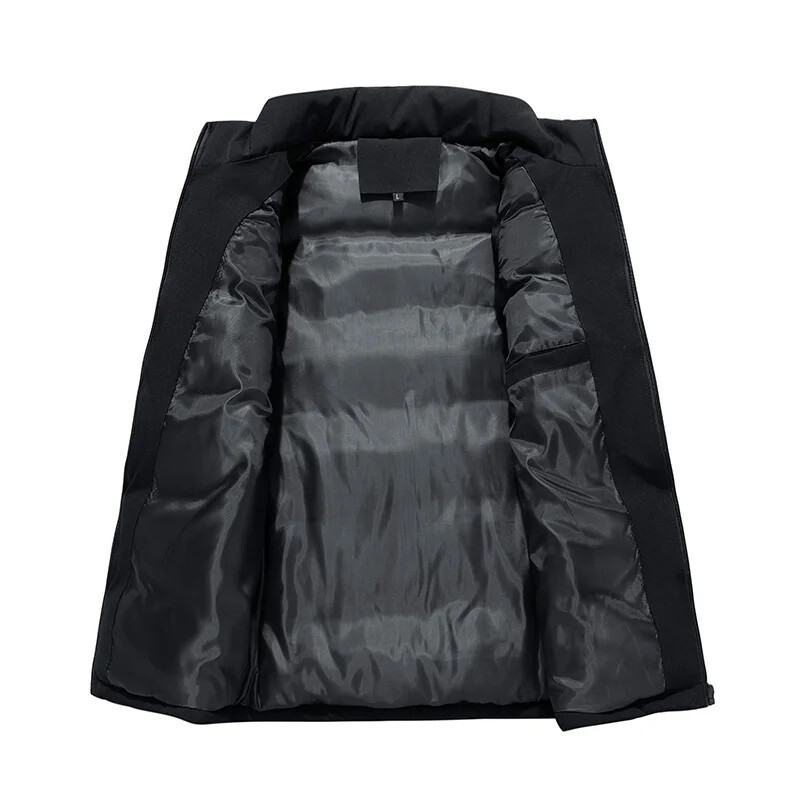 2023. Proljeće Jesen Muška moda Ultra lagani topli prsluk s patentnim zatvaračem Ležerna sportska jakna bez rukava sa samostojećim ovratnikom Muški zimski puh prsluk