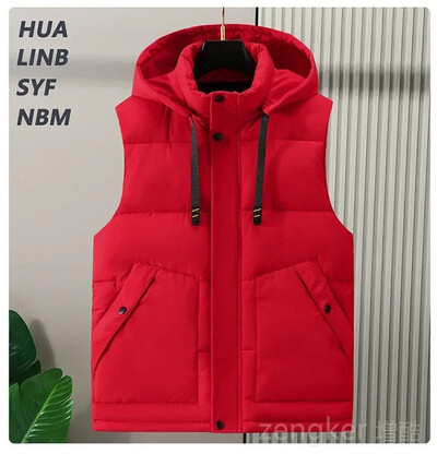 Γιλέκο μεγάλου μεγέθους χοντρό φθινοπωρινό χειμερινό casual ανδρικό σακάκι αλόγου συν μέγεθος μόδας ζεστό ανδρικό γιλέκο 8XL 7XL