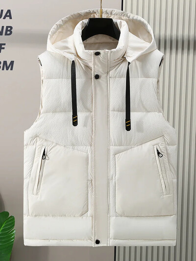 Γιλέκο μεγάλου μεγέθους χοντρό φθινοπωρινό χειμερινό casual ανδρικό σακάκι αλόγου συν μέγεθος μόδας ζεστό ανδρικό γιλέκο 8XL 7XL