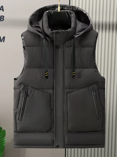 Γιλέκο μεγάλου μεγέθους χοντρό φθινοπωρινό χειμερινό casual ανδρικό σακάκι αλόγου συν μέγεθος μόδας ζεστό ανδρικό γιλέκο 8XL 7XL