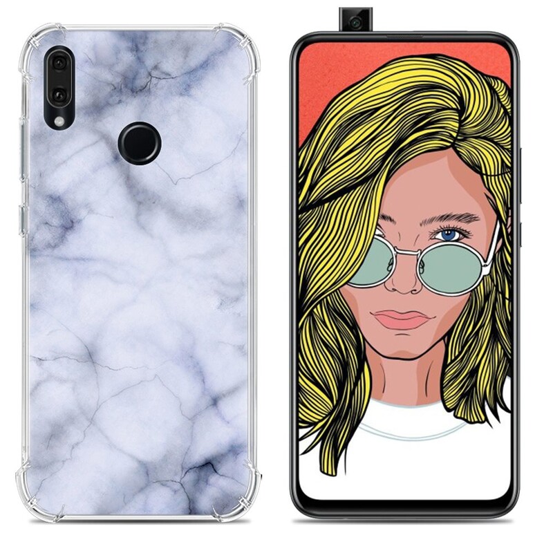 Prikladno za Huawei Y9Prime 2019 P Smart Z torbica za mobilni telefon zračni jastuk Anti-fall torbica za mobitel obojena mekana TPU