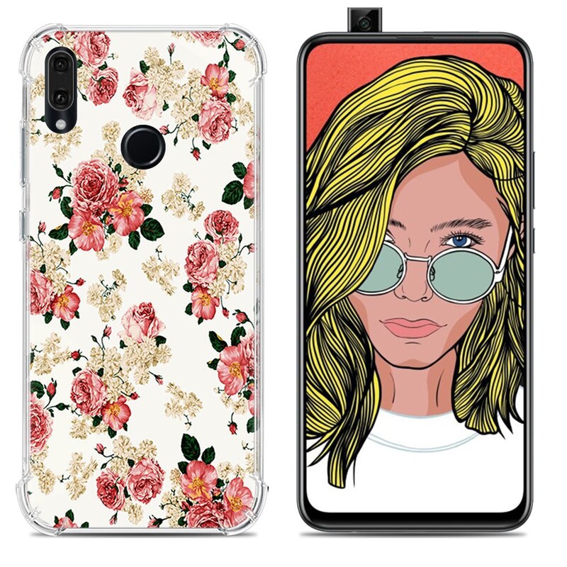 Prikladno za Huawei Y9Prime 2019 P Smart Z torbica za mobilni telefon zračni jastuk Anti-fall torbica za mobitel obojena mekana TPU