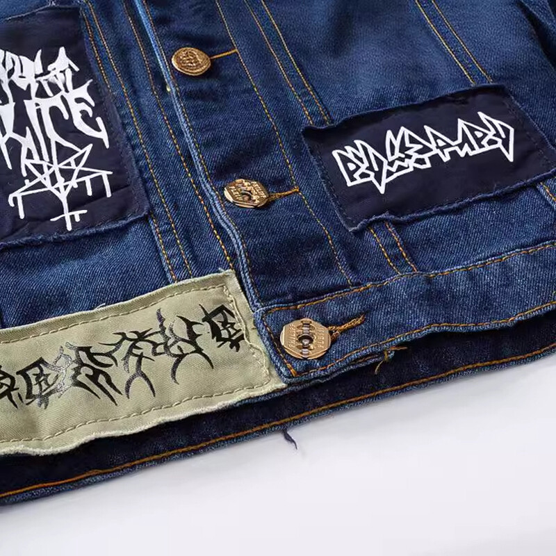 Ljetni muški lagani traper prsluci Modni hip hop ulični traperice Jakna bez rukava Muški punk party traper prsluci