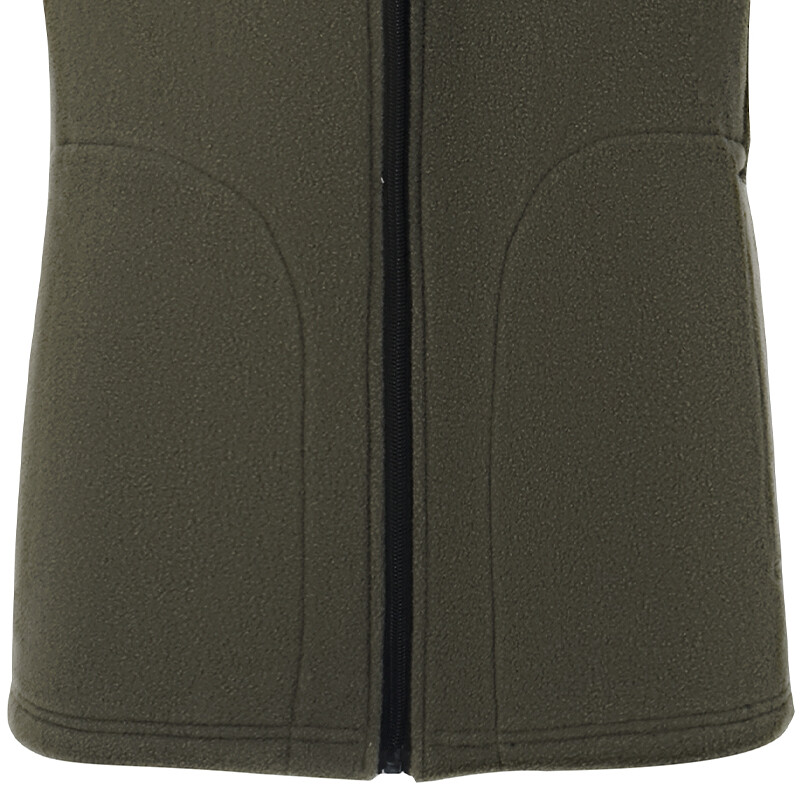 Muški jesenski zimski prsluk od polarnog flisa čiste boje s višestrukim džepovima, debela topla jakna, otporna na hladnoću, Dropshipping