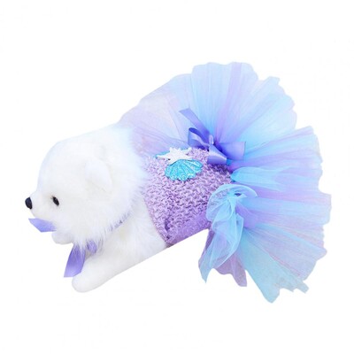 Haljina za kućne ljubimce Hemlines Odjeća za kućne ljubimce Prekrasna fina izrada Poliester Dekorativna paperjasta za svaki dan