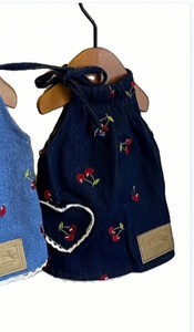 Modna suknja za kućne ljubimce Trešnja suknja od trapera na tregere Haljine za štene Maltezer Mlijeko Odjeća za pse Dizajnerska odjeća za štene