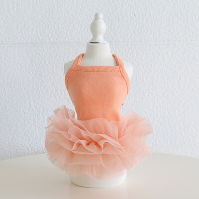 Koerte ja kasside kleit Vest Ballett kohev seelik Disain Lemmiklooma kutsika seelik Kevad/suvi riided Riietus 5 suurust 4 värvi