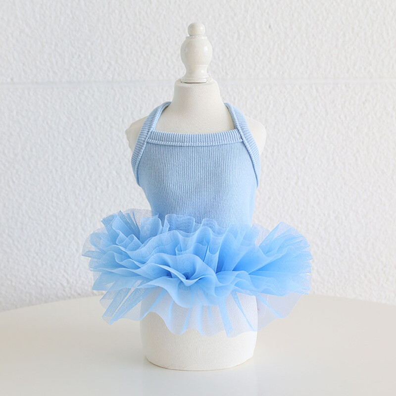 Koerte ja kasside kleit Vest Ballett kohev seelik Disain Lemmiklooma kutsika seelik Kevad/suvi riided Riietus 5 suurust 4 värvi