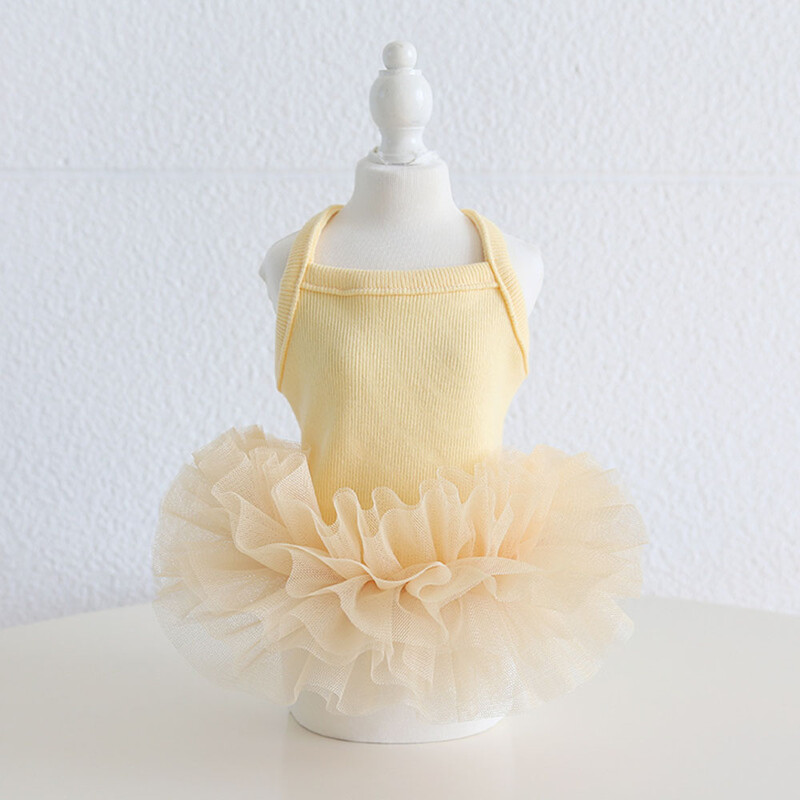 Koerte ja kasside kleit Vest Ballett kohev seelik Disain Lemmiklooma kutsika seelik Kevad/suvi riided Riietus 5 suurust 4 värvi