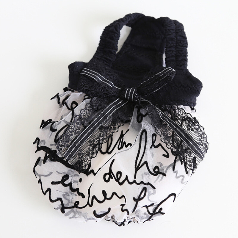 Nova haljina za pse i mačke Tutu s dizajnom čipke i mašne, suknja za štene za kućne ljubimce, odjeća za proljeće/ljeto, 5 veličina