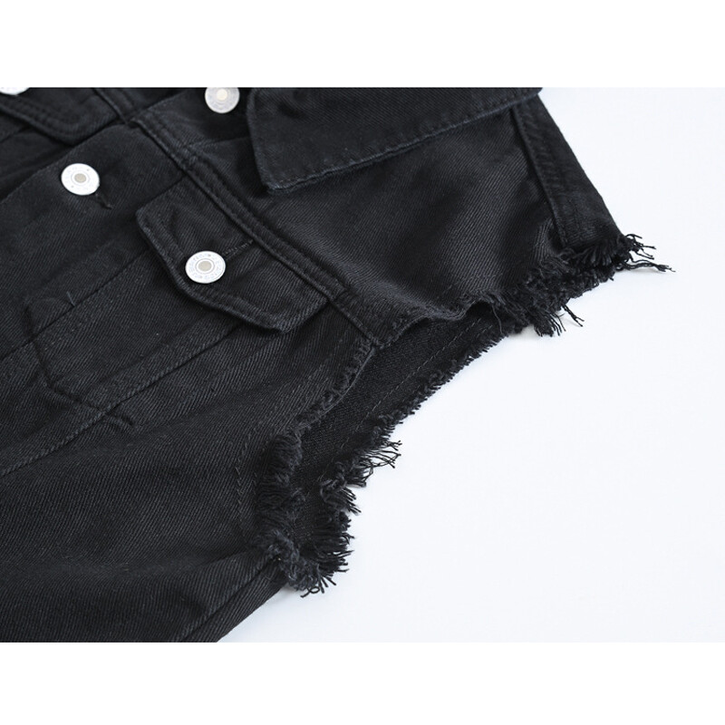 DIMUSI Νέο Vintage Σχέδιο Ανδρικά Τζιν Γιλέκα Ρετρό Αμάνικα Μπουφάν Ανδρικά Γιλέκα Jean Work Ανδρικά Ρούχα Κυνηγιού