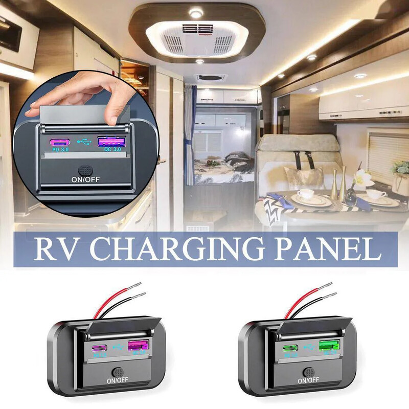 Utičnica za punjač Auto punjač Auto elektronika ABS DC 12V-24V Zeleni PD+QC3.0 QC3.0+PD3.0 Automobili za većinu 12V/24V vozila