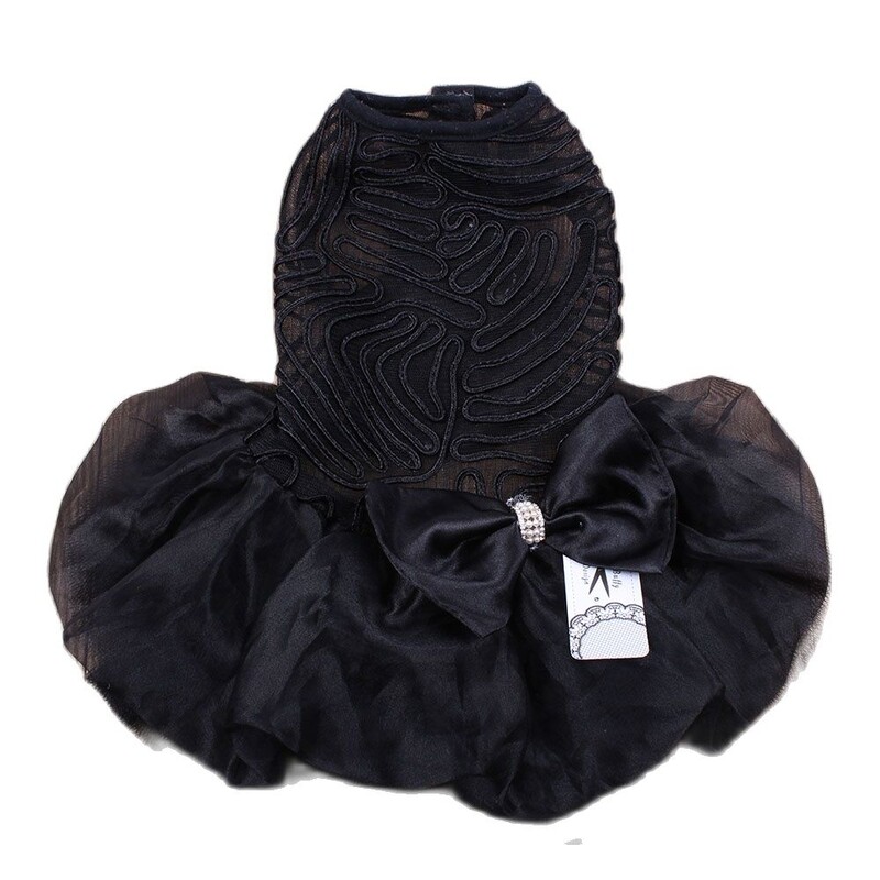 Кученце за домашни любимци Сватбена рокля Кух дизайн Кучета Котки Рокли за принцеси Парти облекло 2 цвята