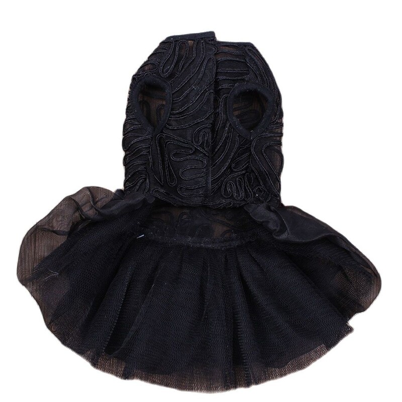 Кученце за домашни любимци Сватбена рокля Кух дизайн Кучета Котки Рокли за принцеси Парти облекло 2 цвята