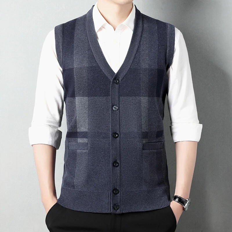 Meeste paksendatud vabaaja kampsun, sügis-talvise soe meeste kampsun kardigan