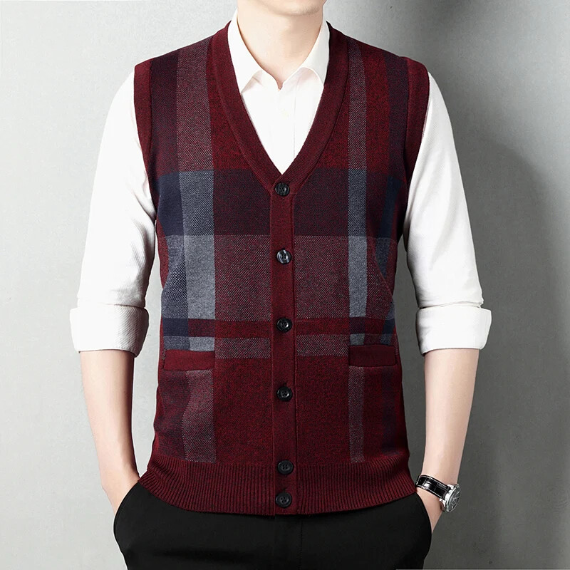 Meeste paksendatud vabaaja kampsun, sügis-talvise soe meeste kampsun kardigan