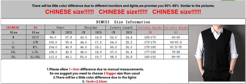 DIMUSI Jesen Zima Muške jakne bez rukava Muški prsluk Topli džemper Pleteni prsluci Muški vuneni puloveri Džemperi Prsluk Odjeća