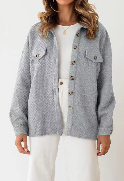 2024. Nova ženska jakna s dugim rukavima s polo ovratnikom jesen i zima, široka, udobna, svestrana, popularna, elegantna, modna majica