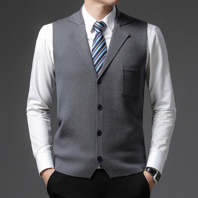 4. tase super nühkimisvastane tippklassi pleuche, uus sügisene reväär Moebränd kudum kardigan vabaaja Korea kampsun, vest varrukateta