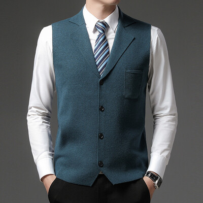 4. tase super nühkimisvastane tippklassi pleuche, uus sügisene reväär Moebränd kudum kardigan vabaaja Korea kampsun, vest varrukateta