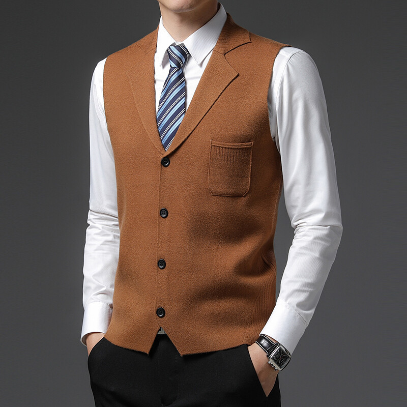 4. tase super nühkimisvastane tippklassi pleuche, uus sügisene reväär Moebränd kudum kardigan vabaaja Korea kampsun, vest varrukateta