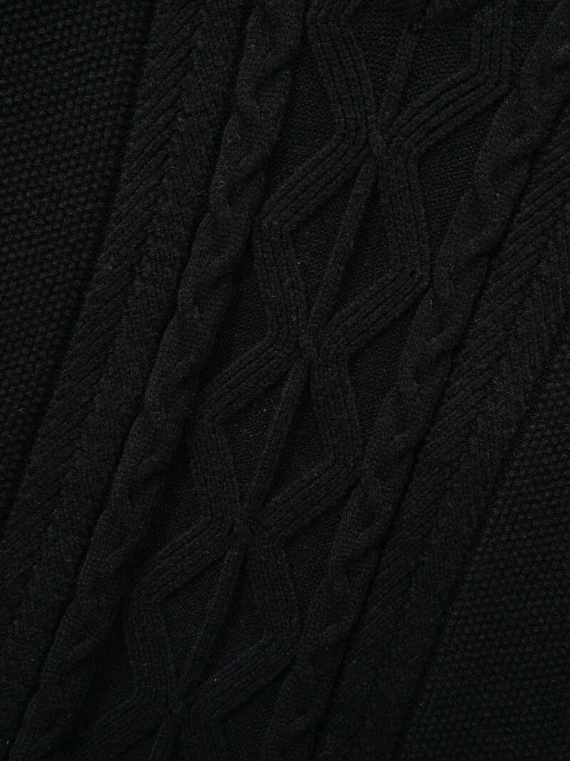 ShiSho оригинален мъжки раиран универсален домашен ежедневен базов удобен есенно-зимен топъл плетен пуловер с V-образно деколте