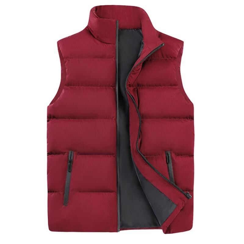 Zimska modna muška jakna bez rukava 2023. Termalni mekani prsluci Ležerni kaputi Muški pamučni muški prsluk Muški deblji prsluk