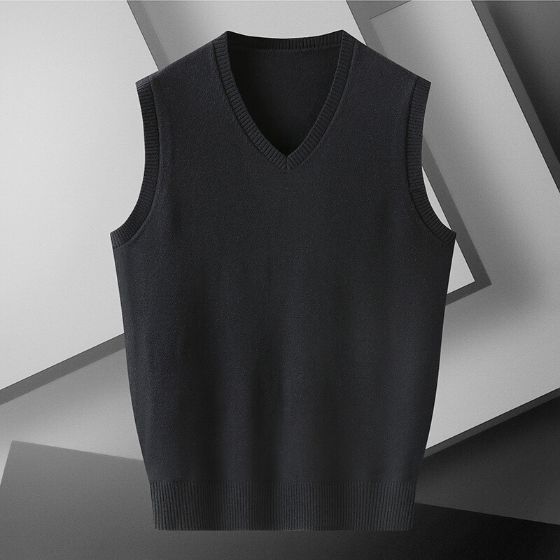 Novi dolazni modni super veliki muški pleteni pulover bez rukava, prsluk, velika veličina L XL 2XL 3XL 4XL 5XL 6XL 7XL