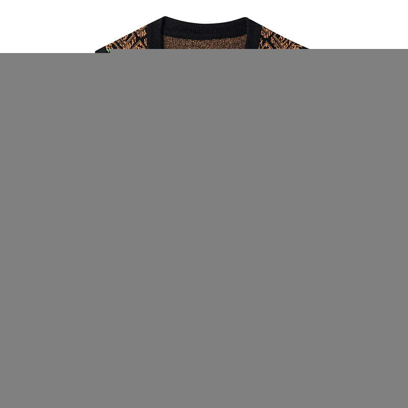 Ανδρικό 14% μάλλινο πλεκτό πουλόβερ πουλόβερ αμάνικα Argyle μοτίβα ρετρό vintage για το φθινόπωρο χειμώνα V λαιμόκοψη 00946