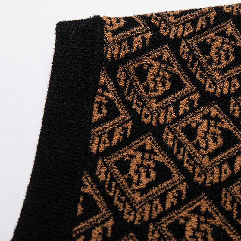 Ανδρικό 14% μάλλινο πλεκτό πουλόβερ πουλόβερ αμάνικα Argyle μοτίβα ρετρό vintage για το φθινόπωρο χειμώνα V λαιμόκοψη 00946