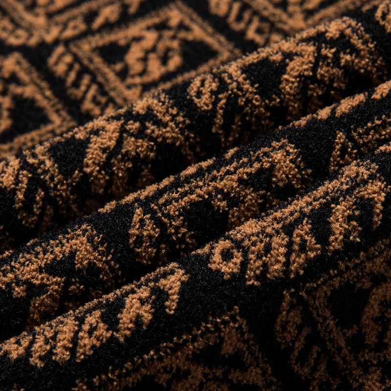 Ανδρικό 14% μάλλινο πλεκτό πουλόβερ πουλόβερ αμάνικα Argyle μοτίβα ρετρό vintage για το φθινόπωρο χειμώνα V λαιμόκοψη 00946