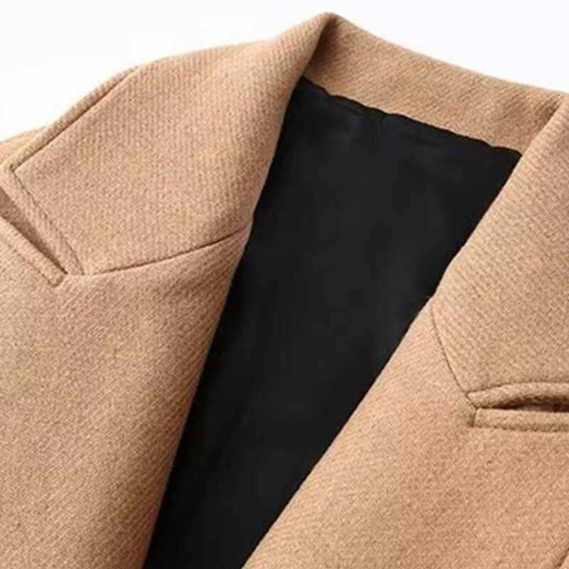 2024. Europa i Sjedinjene Države proljeću novog francuskog temperamenta osobnosti modni neutralni kaput od tvida do struka