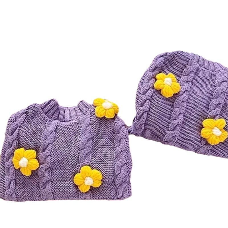 Lemmikloomade lillede kampsun koera praetud taigna keerdumine kudumine kampsun mängukaru kassipoeg kassipoeg koera riided sügistalvised riided lemmikloomade riided