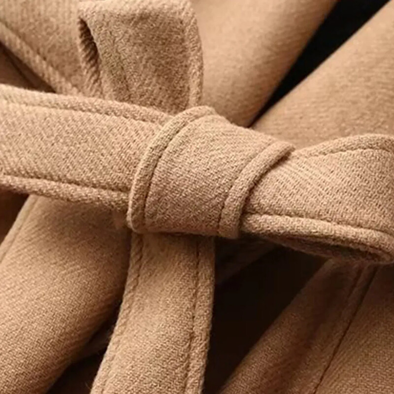 2024. aasta uued naiste sügis- ja talvemantlid Frenumi elegantse sooja villase mantliga