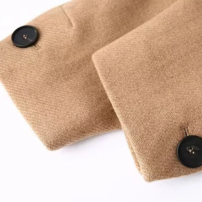 2024. aasta uued naiste sügis- ja talvemantlid Frenumi elegantse sooja villase mantliga