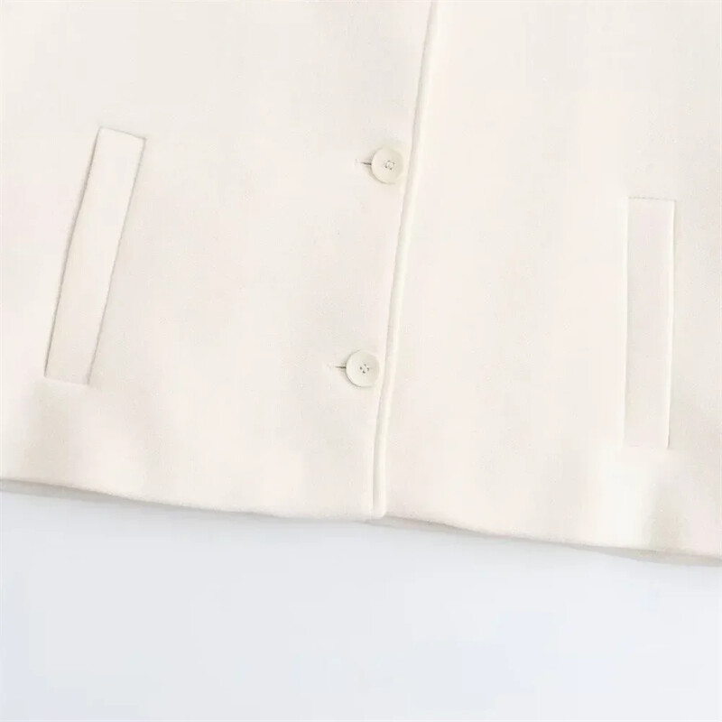 UNIZERA 2024 kevad uus naiste vabaaja mitmekülgne väike aromaatne stiilis klappkraega pikkade varrukatega lühike segatud mantel