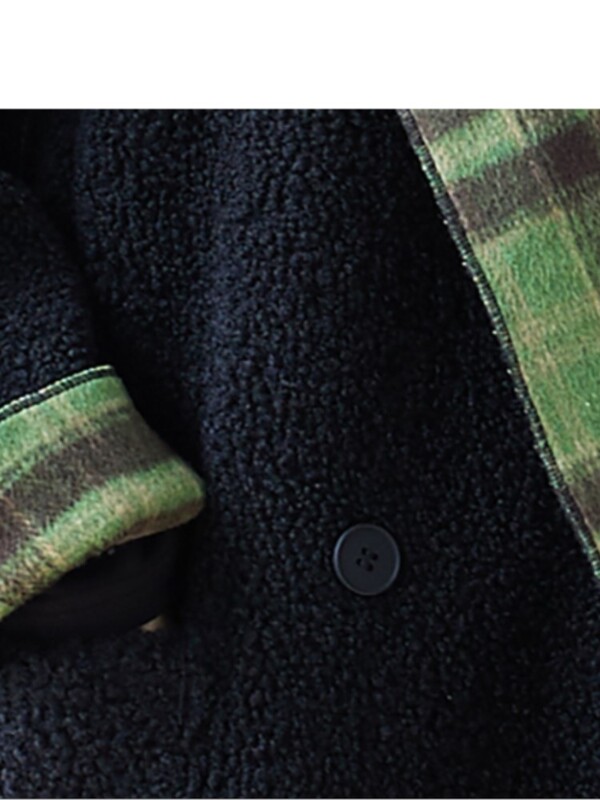 Jesen Zima Duga jakna Trenč kaput Ženski preveliki karirani kaput Ženski janjeći kaputi Modni plišani ženski kaputi s medvjedićima