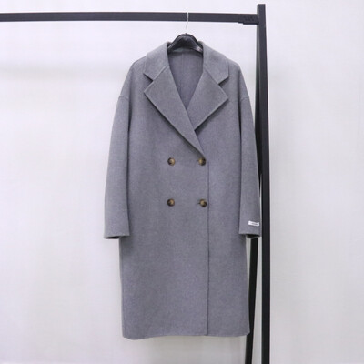 Jesenski vuneni kaputi 2024. Ženski dugi kaputi s otvorenim ovratnikom Ženski vintage vuneni kaput Veste Femme Topovi