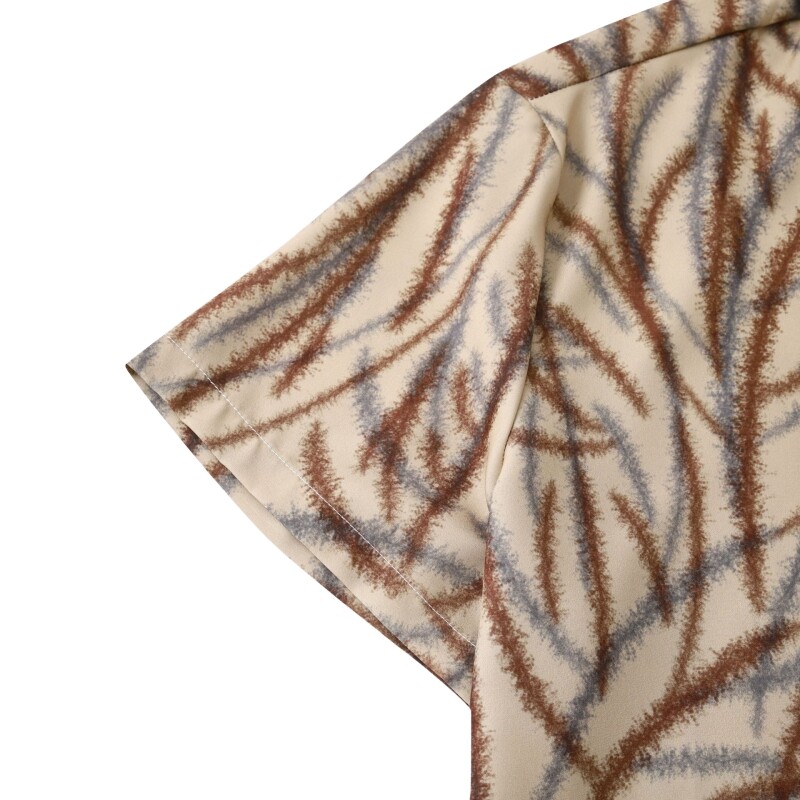 Originalna muška odjeća Muške svečane košulje i bluze Prugasta košulja Muška majica kratkih rukava Korejska popularna odjeća za plažu Tiki Havajski muški