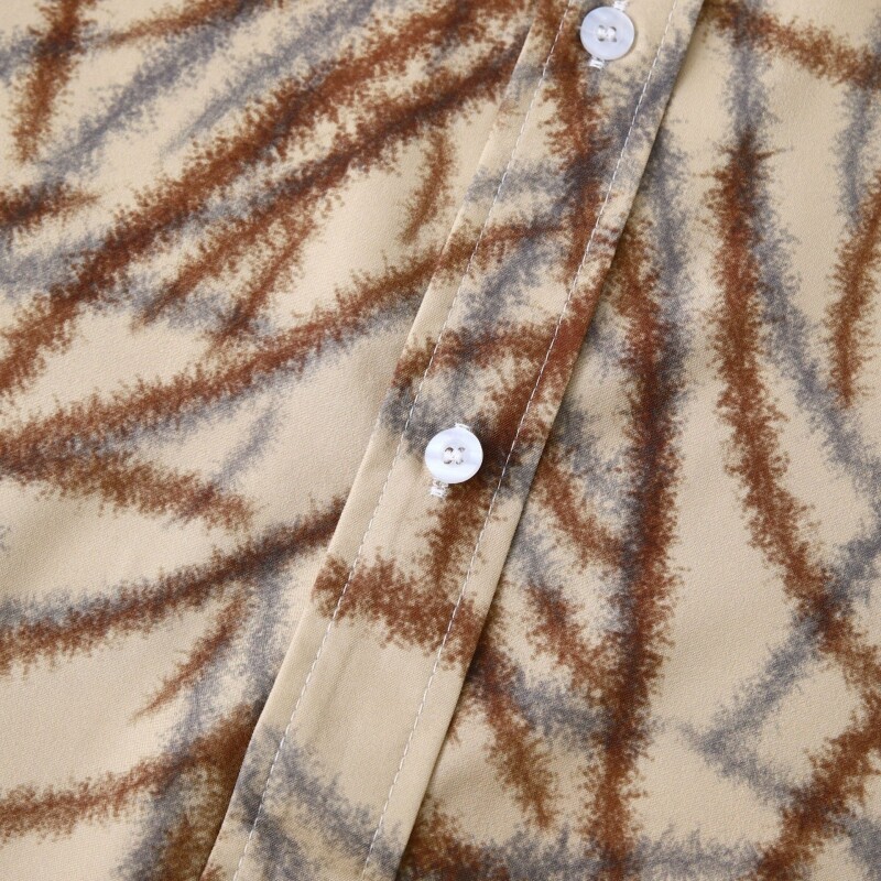 Originalna muška odjeća Muške svečane košulje i bluze Prugasta košulja Muška majica kratkih rukava Korejska popularna odjeća za plažu Tiki Havajski muški