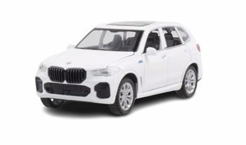 Играчка Кола, Тип BMW X5, Метален, Звук и светлина, Бял, 1:32, Без кутия