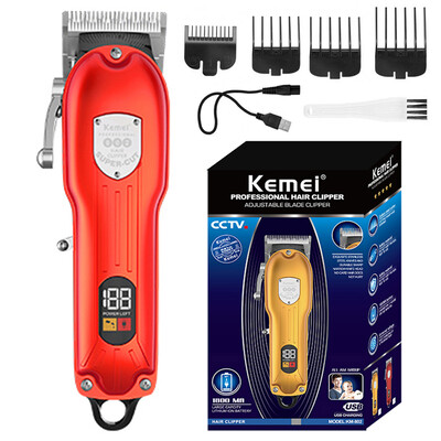Kemei brijački profesionalni trimer za muškarce punjivi električni aparat za šišanje kose komplet stroja za šišanje brade