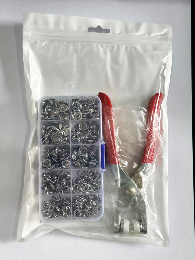 Penkių šakų sagties montavimo mygtukas, besiūlė nagų sagtis, rankinės suspaudimo replės, užsegamos sagties įrankis, užsegama sagtis, nauja daugiafunkcė paslėpta sagtis