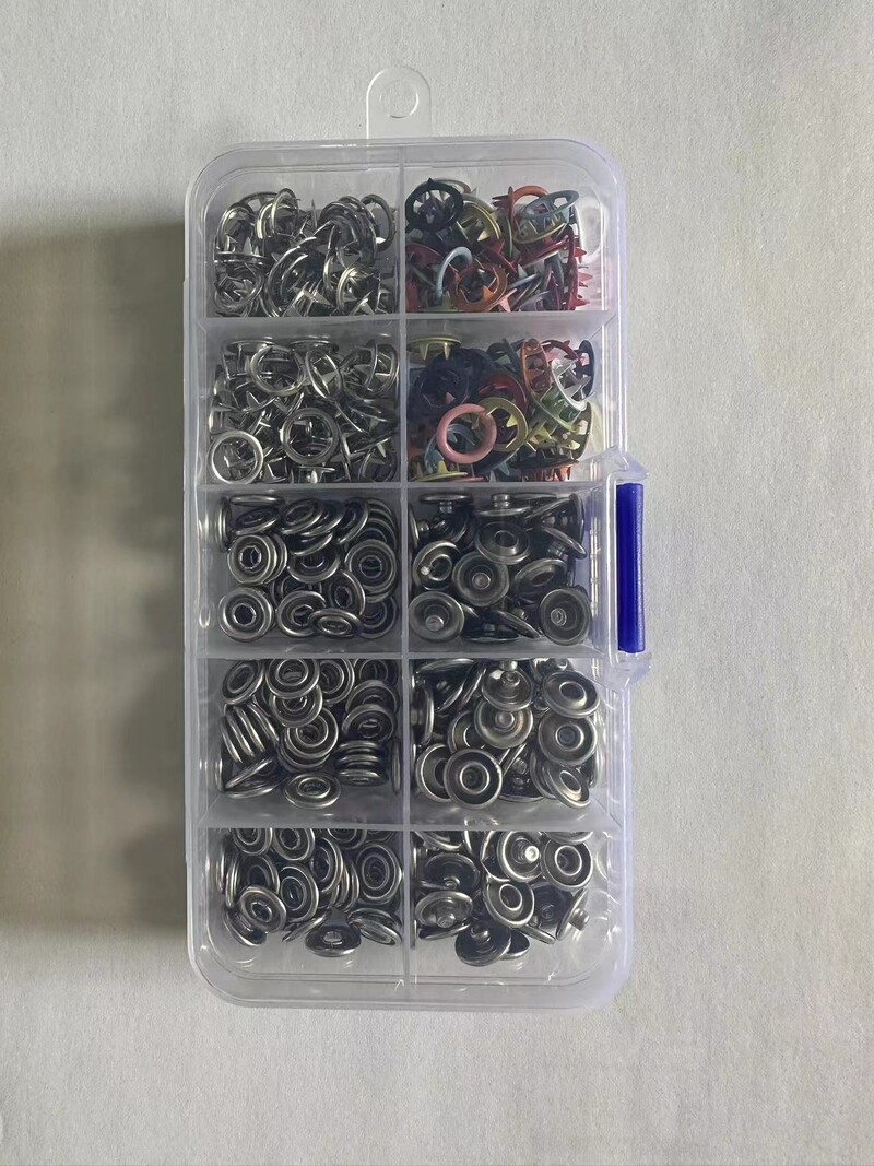 Penkių šakų sagties montavimo mygtukas, besiūlė nagų sagtis, rankinės suspaudimo replės, užsegamos sagties įrankis, užsegama sagtis, nauja daugiafunkcė paslėpta sagtis