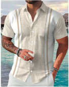 2024. Havajska muška ljetna košulja s kratkim rukavima kratkih rukava za svakodnevno putovanje na posao i na posao, velika veličina XS-5XL brza dostava novo