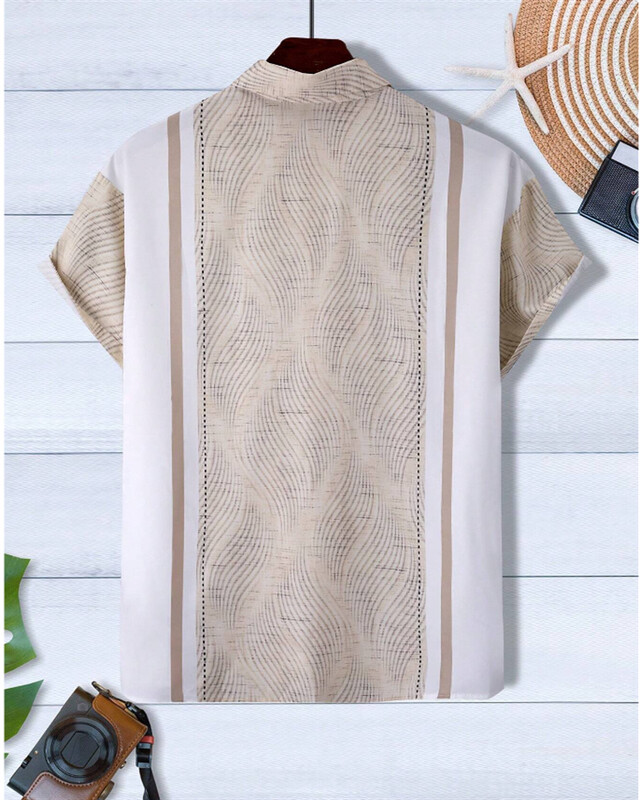 2024. Havajska muška ljetna košulja s kratkim rukavima kratkih rukava za svakodnevno putovanje na posao i na posao, velika veličina XS-5XL brza dostava novo