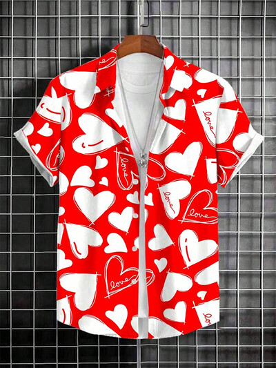 Vară, zilnic, ocazional, cămăși pentru bărbați, în aer liber, stradă, modă pentru bărbați, cămăși cu mânecă scurtă, largi, confortabile, cămăși cu mânecă scurtă pentru bărbați