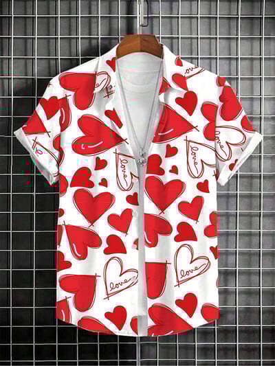 Vară, zilnic, ocazional, cămăși pentru bărbați, în aer liber, stradă, modă pentru bărbați, cămăși cu mânecă scurtă, largi, confortabile, cămăși cu mânecă scurtă pentru bărbați