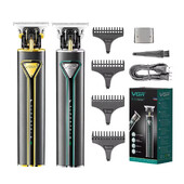 Mașină de tuns VGR Mașină electrică profesională de tuns pentru uz casnic cu afișaj LED Mașină de tuns portabilă T9 Trimmer pentru bărbați V-009